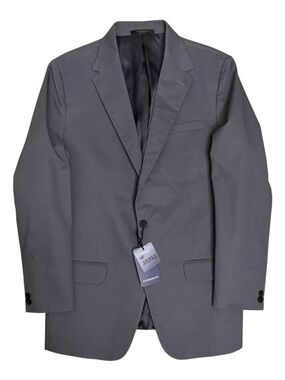 STUDIOSUITS Blazer Business Casual Grey Luxury Designer Work Jacket Mens 44R (L)